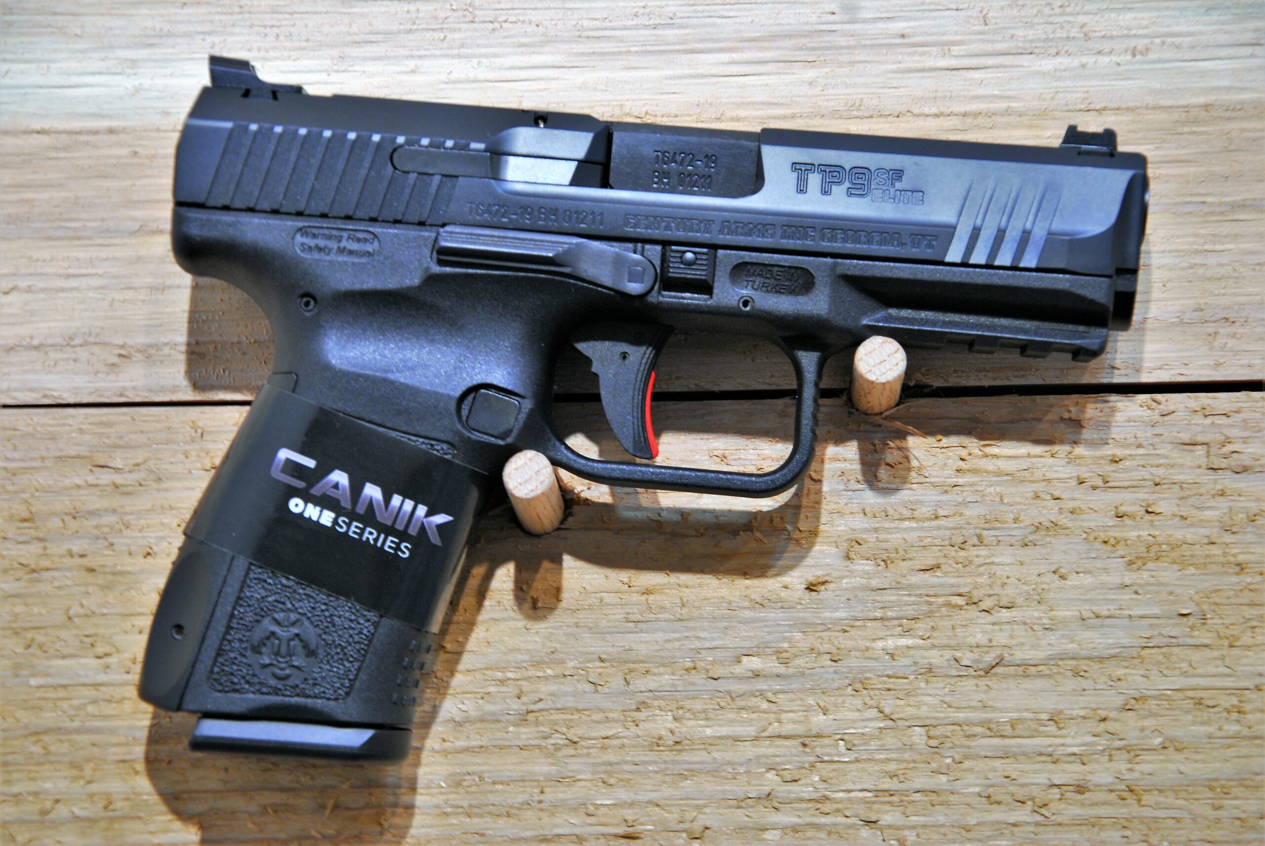 Shooting the canik tp9 sf. 