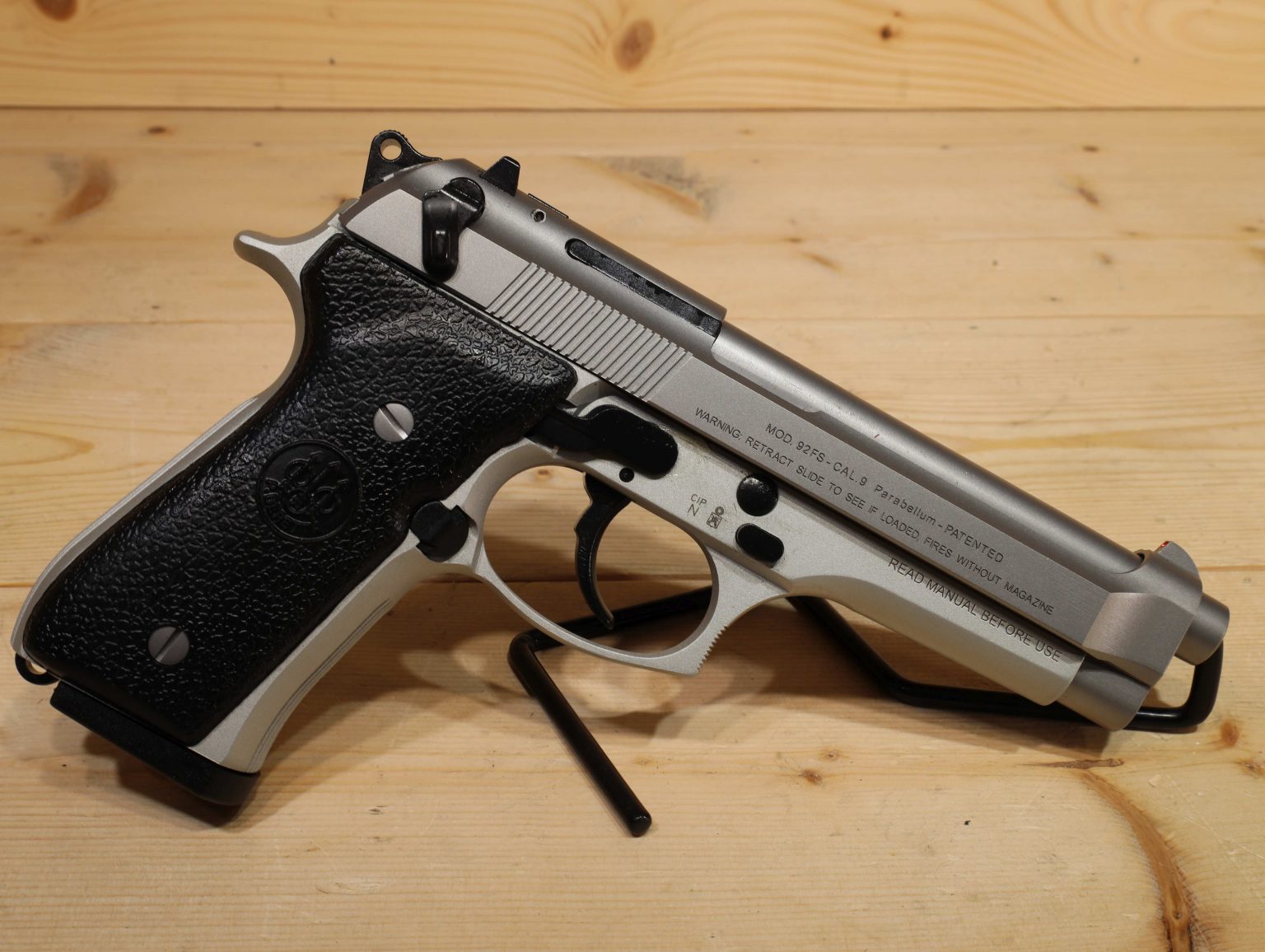 Beretta 92FS Stainless 9mm - Adelbridge & Co. Gun Store