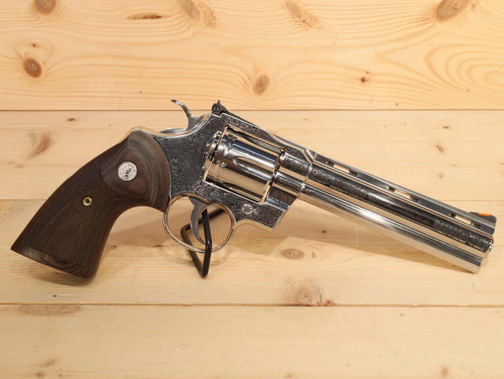 Colt mfg python filigree 357mag adelbridge co gun store
