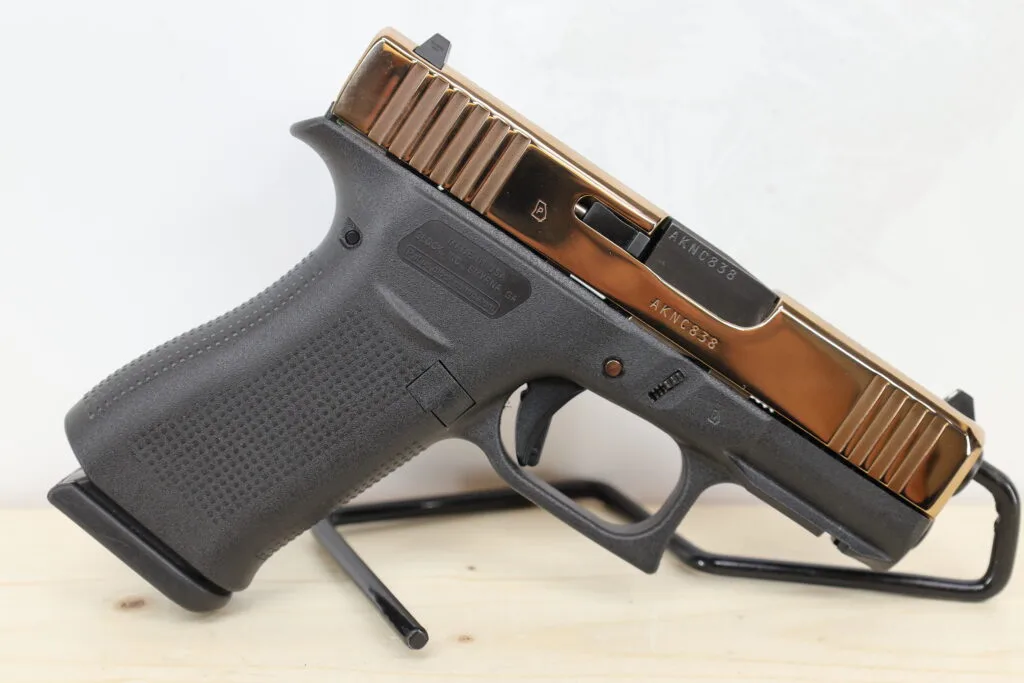GLOCK 43X Rose Gold w/ Front ra 9x19mm - ADELBRIDGE & CO